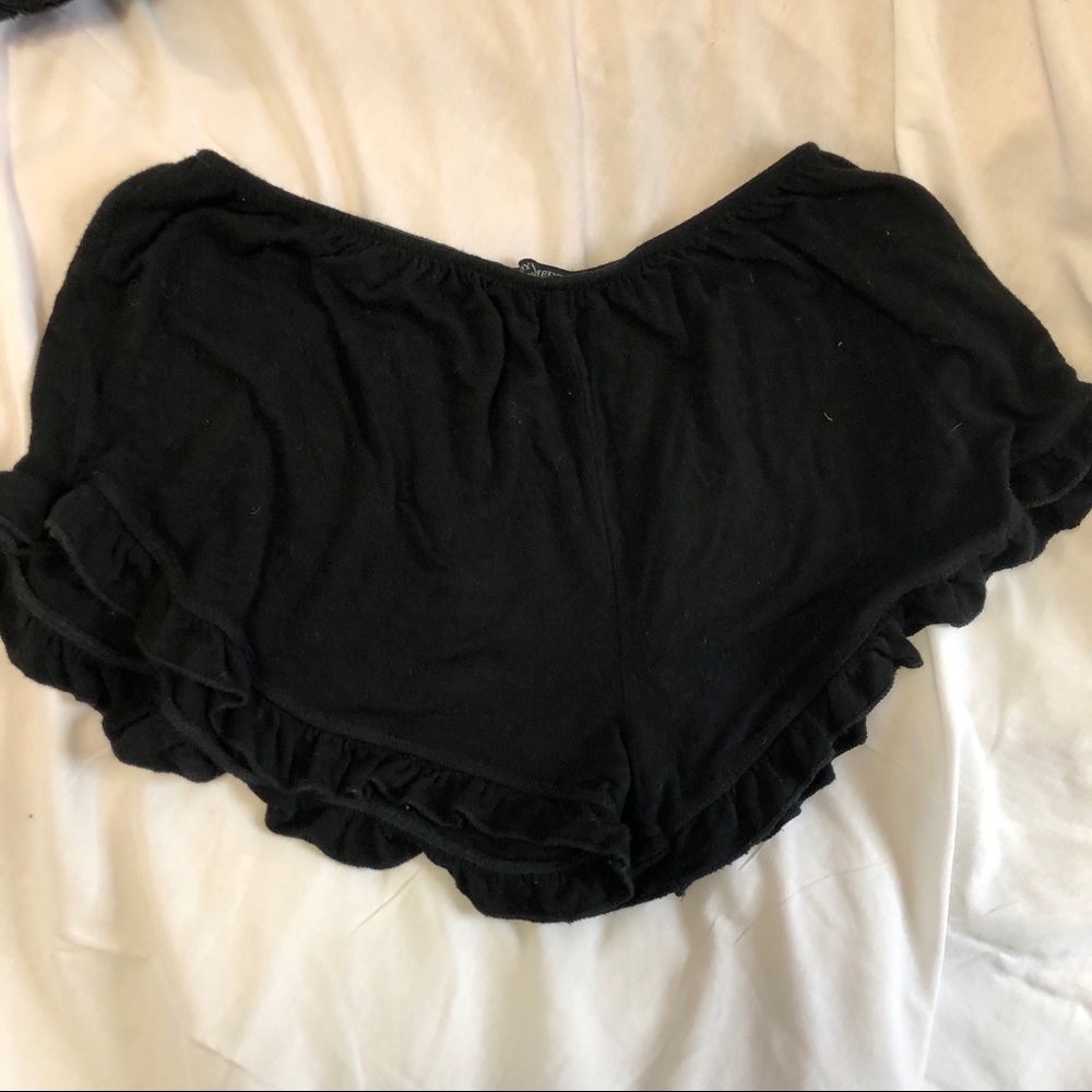 Black flowy vodi shorts from brandy Melville